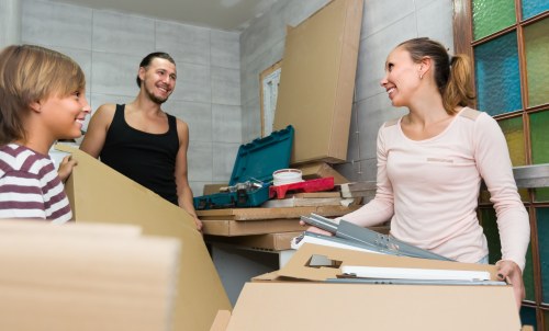 Professional house removals team planning a Westham home move