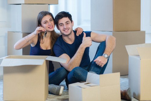 Careful packing supplies used for a Westham house removal