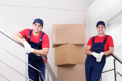 Home removal team handling belongings during a Westham house move