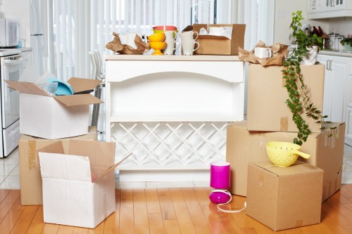 Household items prepared for same day moving service in Westham