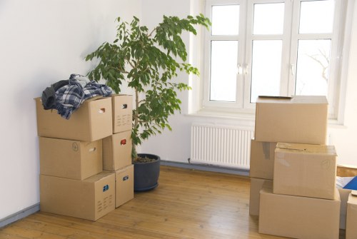 Customer booking information for a removals service