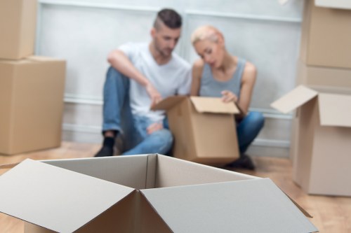 Secure packing and loading for removal services in Westham