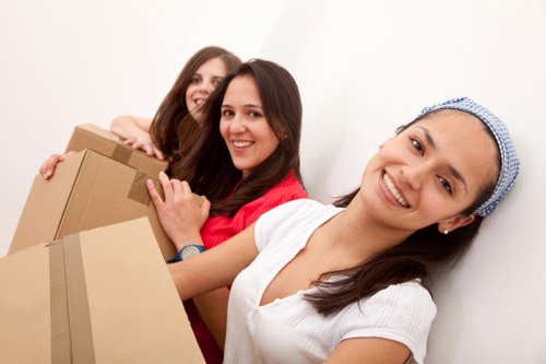 Professional removal company helping with a home move in Westham