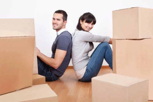 Removal van in Westham prepared for a smooth moving day